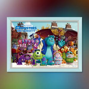 몬스터 유니버시티 2 직소 퍼즐+액자 세트 디즈니 애니메이션 500피스