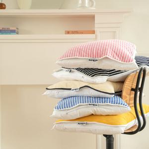 타올 테리 스트라이프 밴딩 베개커버 베개패드 사계절 국산 자체제작 12color