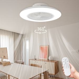 스윙 써큘레이터 실링팬 LED 조명 천정선풍기 홈인테리어 리모컨 포함