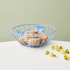 컬러메탈 메쉬바스켓 스카이블루