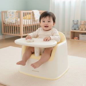 범보의자+초기 이유식세트(흡착볼+실리콘스푼)