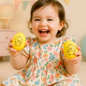 아기 어린이 장난감 영유아 교구 에그 쉐이커 유아 음악 악기