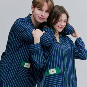 성인 헤리티지 실크핏 긴팔 파자마 간절기 잠옷 상하세트