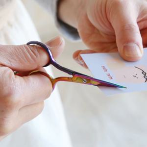 잉글랜드 레인보우 미니 자수 가위 문구 수예용 퀼트 쪽가위