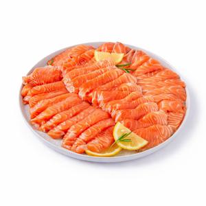 [딩일손질] 노르웨이 슈페리어등급 생연어 슬라이스 1kg / 500g / 300g 항공직송