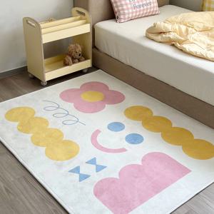 멜로디 극세사 사각러그 아이방 놀이방 귀여운 아동매트