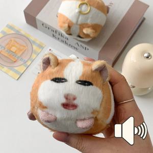 소리나는 웃긴 햄스터 사운드 인간 기니피그 인형키링