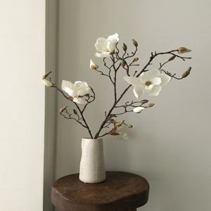 플라워오브제 * 목련 화병 포함 실크플라워 백일상 돌잔치 조화 카페 스튜디오 인테리어 소품