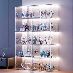 그랜룸 피규어 진열장 조명 아크릴 케이스 초대형 60X36X36cm