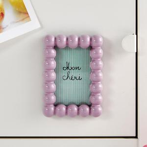 버블 마그넷 미니액자 퍼플 6.5x9