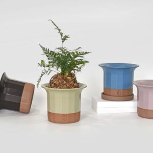 오브헤 리엔 수제 토분 인테리어 오브제 화분 국산 미니 다육이 화분 4colors