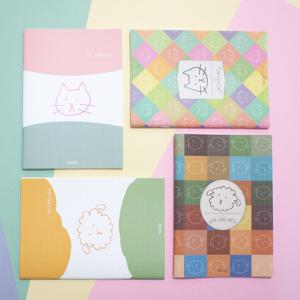 허쉬드브라운 A5 더심플라인노트 VER2. (FACE)