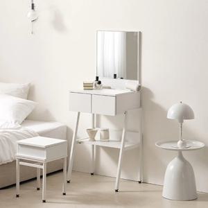 튼튼한 철제 다리 원룸 거울형 3칸 서랍형 화장 콘솔 미니 인테리어 대학생