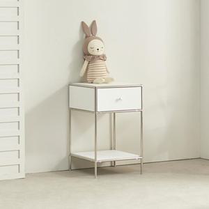 트렌디 디자인 실버 스텐 프레임 모듈 서랍 콘솔 협탁 400 복도 매장 현관