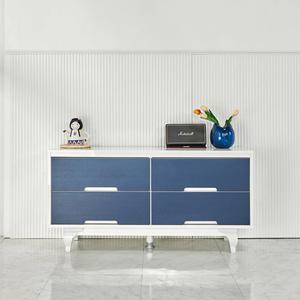 카페 인테리어 네이비 2단 서랍형 거실장 1200 티비다이 예쁜 트렌디 모던