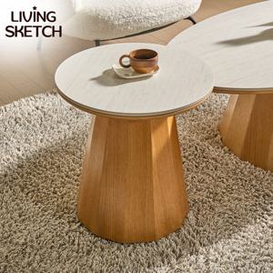 세라쟉 500 세라믹 사이드 테이블 원형 협탁 거실 미들 티테이블