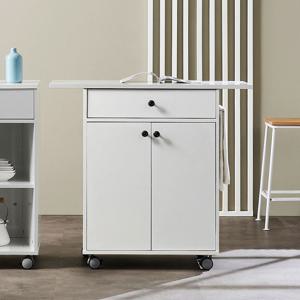 앰버 800 주방 이동식 조리대 수납장 미니 아일랜드 홈바 보조테이블