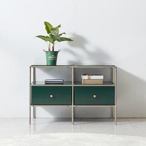 스테인리스 프레임 컬러풀 모던 모듈 수납장 거실장 800 세련된 깔끔한