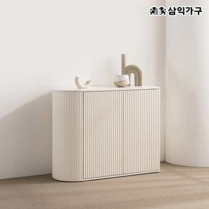 온드 1000 라운드 템바보드 높은 수납장 거실장 티비다이