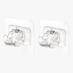 다용도 틈새 압축봉 부착 홀더 (앞면) 2개입