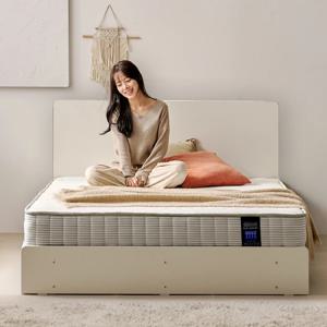 한샘몰pick 보니애 룬덴 LED 조명 호텔 수납 침대 프레임 Q (매트 선택)