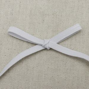 1셋-10마 6mm 밴드 고무줄 화이트