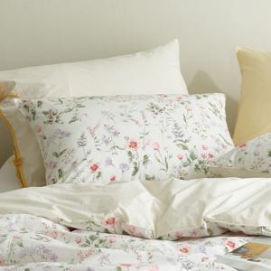 취향저격 플라워 패턴 에델 60수 고밀도순면 베개커버