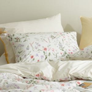 취향저격 플라워 패턴 에델 60수 고밀도순면 이불커버세트 싱글/퀸/킹