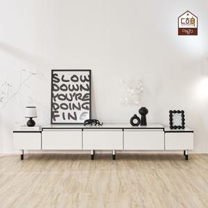 헤일리 수납 서랍형 tv장 익스텐션 티비다이 2200~3500 확장형 거실장