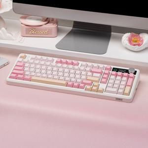 TH99 PRO 유무선 게이밍 기계식 키보드 3모드 핫스왑 정식수입 AS가능 핑크