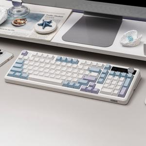 TH99 PRO 유무선 게이밍 기계식 키보드 3모드 핫스왑 정식수입 AS가능 화이트블루