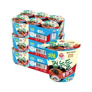 오뚜기 LIGHT&JOY 저당컵누들 불닭맛 42g x 18개입 컵라면