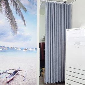 현관가림막 100%암막 형상가공 중문 창문가리개 공간분리 커텐 베란다 140X260