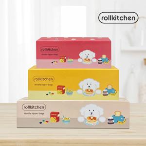 스탠딩 더블 지퍼백 3종 세트 (85매)