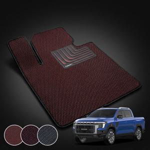 KGM 무쏘 전용 매쉬 코일매트 1+2열 자동차카매트