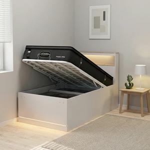 스스디 제니 LED 리프트업 수납침대 프레임 SS/Q