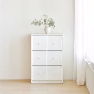 레모아 수납장 S (화이트 손잡이) 모듈 다용도 거실 베란다