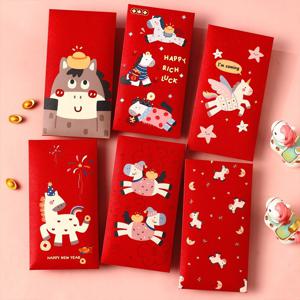 말띠 세뱃돈봉투 고급 조카 명절 용돈 현금 봉투 예쁜 돈봉투 일반(9x17cm)