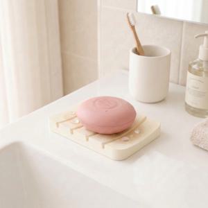 1+1 규조토 비누받침대 홀더 거치대 물흡수 비누곽 걸이