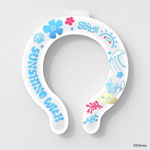 디즈니 스티치 파라다이스 디자인 아이스 넥 쿨러 쿨링 밴드 스카프