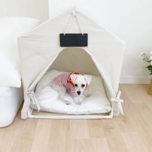 강아지 텐트 집 고양이 숨숨집 예쁜 하우스 개 애견 M L