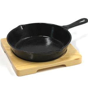 맥반석 스테이크 후라이팬 철판 스테이크팬 (9인치)