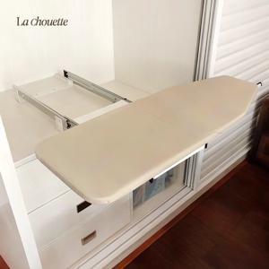 공간절약 셀프설치 빌트인 슬라이딩 접이식 다리미판 드레스룸 활용 폴딩 다림판