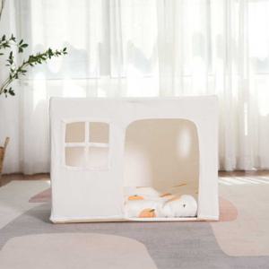 강아지집 컨버스 사각텐트