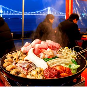 여수 낭만포차식 포차거리 여수식 삼합 700g (2인분)