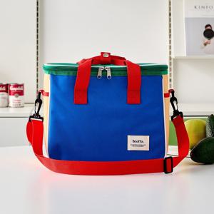 디어데이 보온보냉 대용량 보부상백 컬러블록 11L