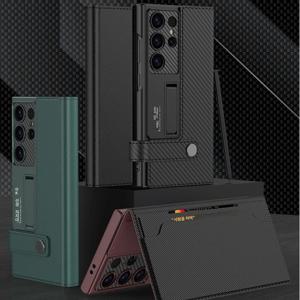 적용 갤럭시 S26울트라 S26플러스 S26 케이스 가죽 핸드백 지갑 카본 카드수납 플립