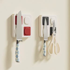 [해외] 1+1 심플 블록 디자인 자석 칼꽂이 싱크대 부엌 칼거치대 칼블럭 2colors