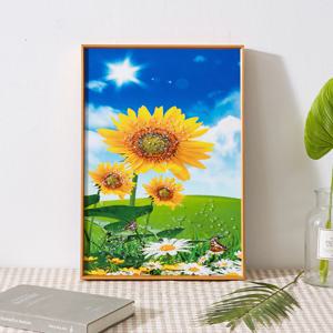 풍수 해바라기 그림 거실 액자 아크릴액자지리