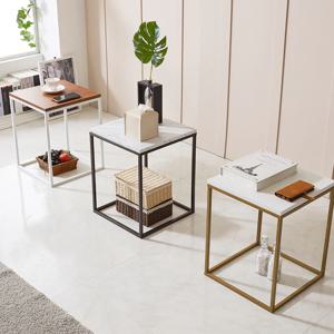 철제 사이드 테이블 침대 협탁 간이 침실